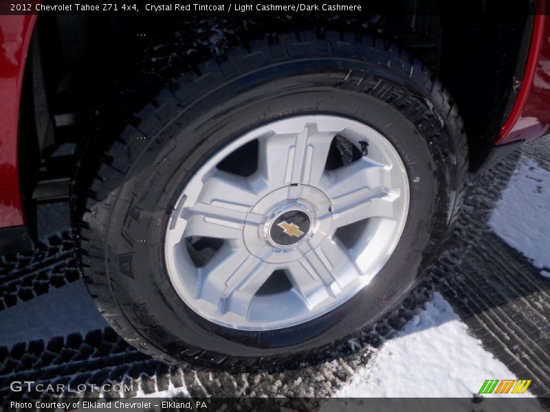 Crystal Red Tintcoat / Light Cashmere/Dark Cashmere 2012 Chevrolet Tahoe Z71 4x4