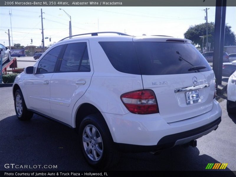 Alabaster White / Macadamia 2006 Mercedes-Benz ML 350 4Matic