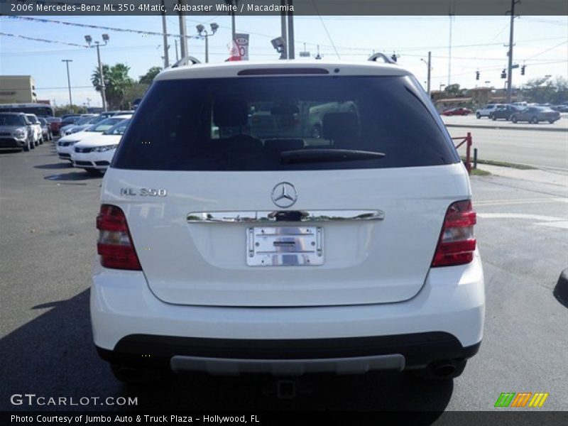 Alabaster White / Macadamia 2006 Mercedes-Benz ML 350 4Matic