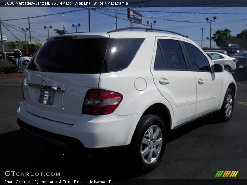 Alabaster White / Macadamia 2006 Mercedes-Benz ML 350 4Matic