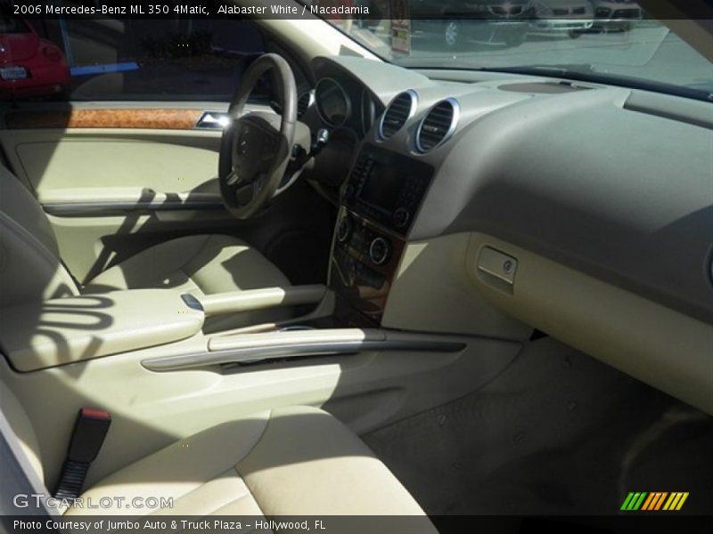 Alabaster White / Macadamia 2006 Mercedes-Benz ML 350 4Matic