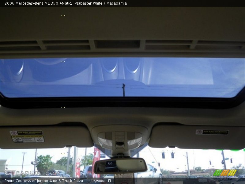 Alabaster White / Macadamia 2006 Mercedes-Benz ML 350 4Matic