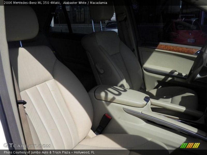Alabaster White / Macadamia 2006 Mercedes-Benz ML 350 4Matic