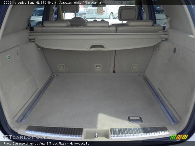 Alabaster White / Macadamia 2006 Mercedes-Benz ML 350 4Matic