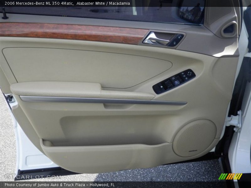 Alabaster White / Macadamia 2006 Mercedes-Benz ML 350 4Matic