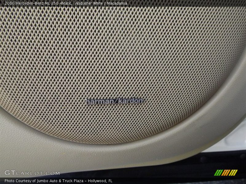 Alabaster White / Macadamia 2006 Mercedes-Benz ML 350 4Matic