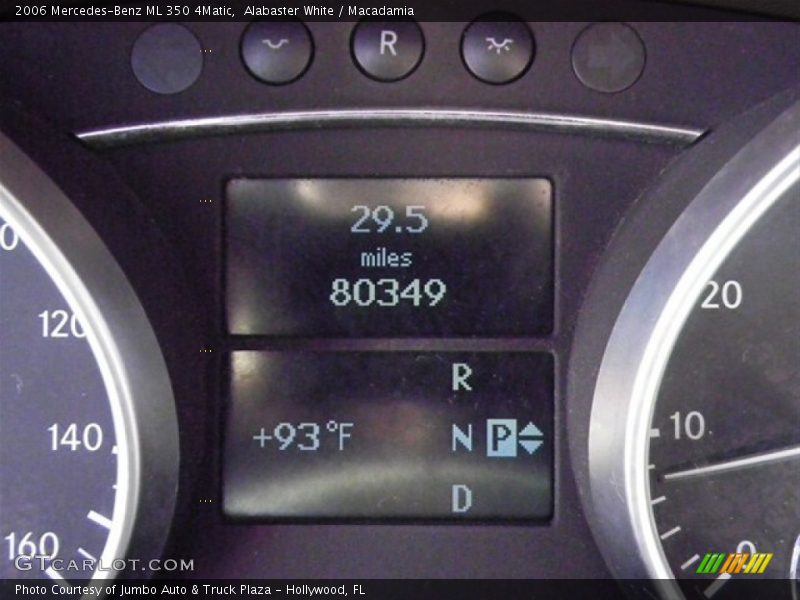 Alabaster White / Macadamia 2006 Mercedes-Benz ML 350 4Matic
