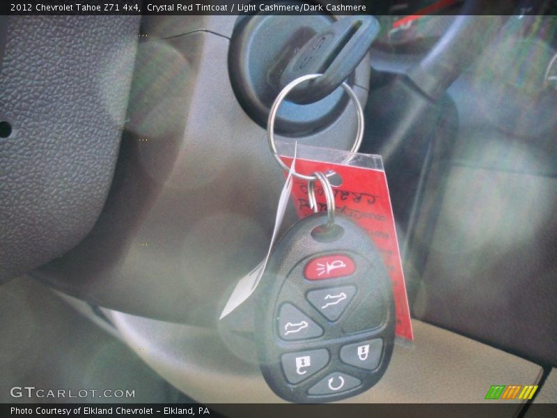 Crystal Red Tintcoat / Light Cashmere/Dark Cashmere 2012 Chevrolet Tahoe Z71 4x4