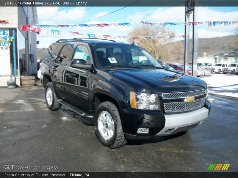 Black / Ebony 2012 Chevrolet Tahoe Z71 4x4