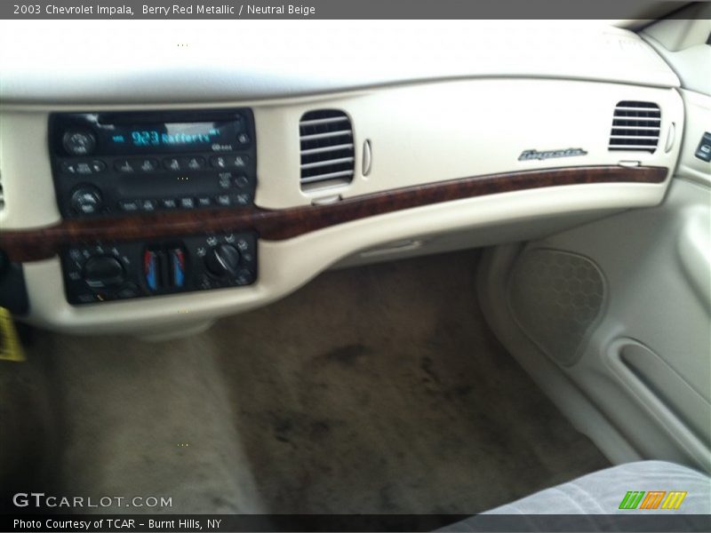Berry Red Metallic / Neutral Beige 2003 Chevrolet Impala