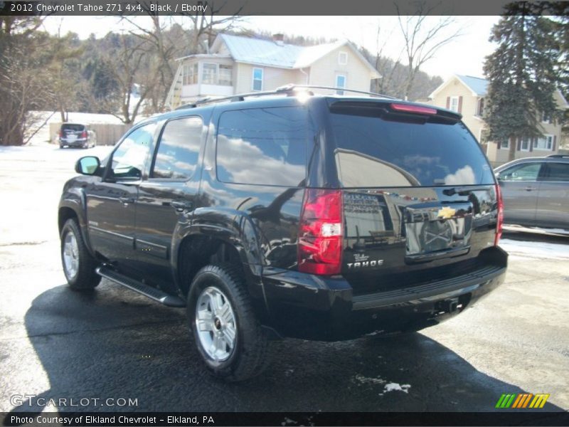Black / Ebony 2012 Chevrolet Tahoe Z71 4x4