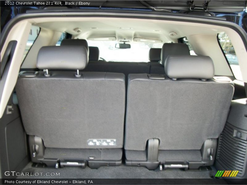 Black / Ebony 2012 Chevrolet Tahoe Z71 4x4