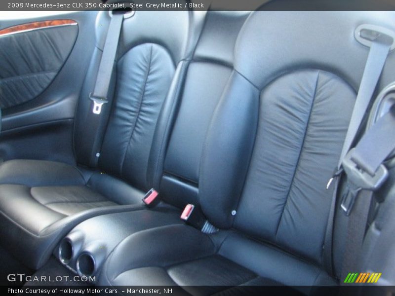 Steel Grey Metallic / Black 2008 Mercedes-Benz CLK 350 Cabriolet