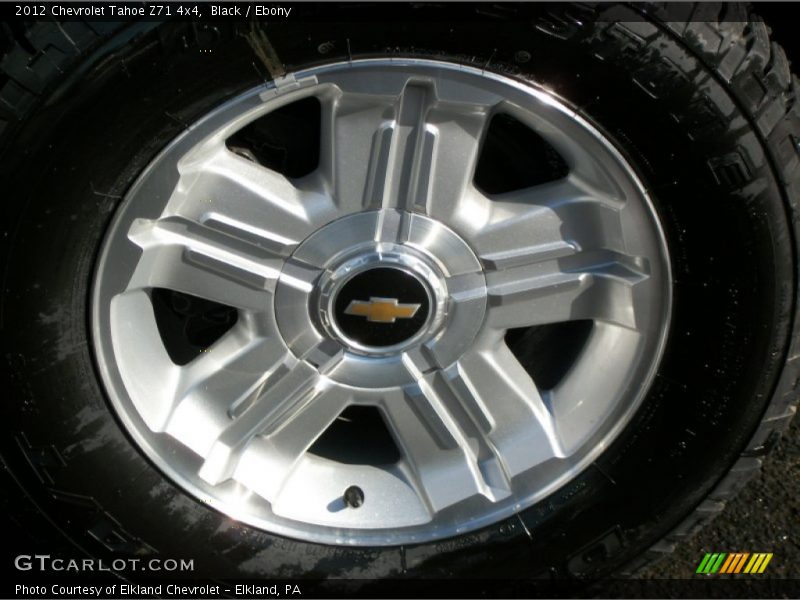 Black / Ebony 2012 Chevrolet Tahoe Z71 4x4