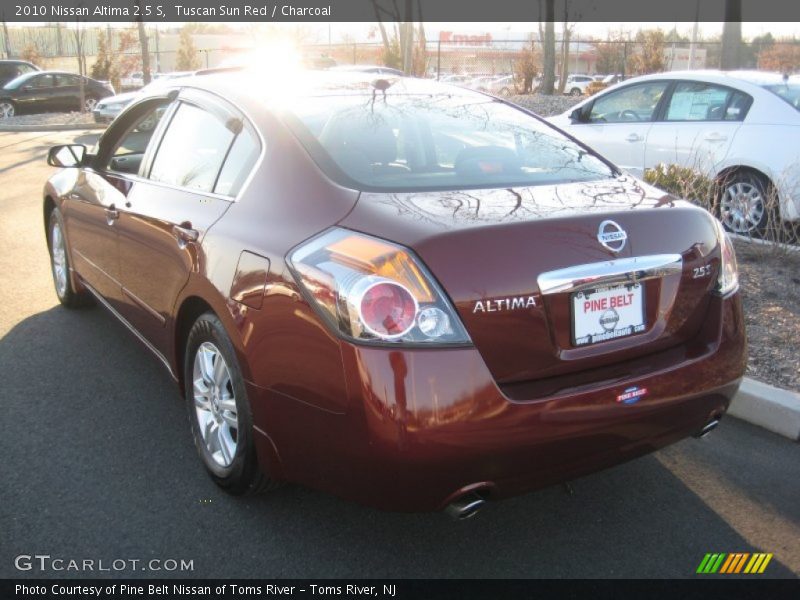 Tuscan Sun Red / Charcoal 2010 Nissan Altima 2.5 S