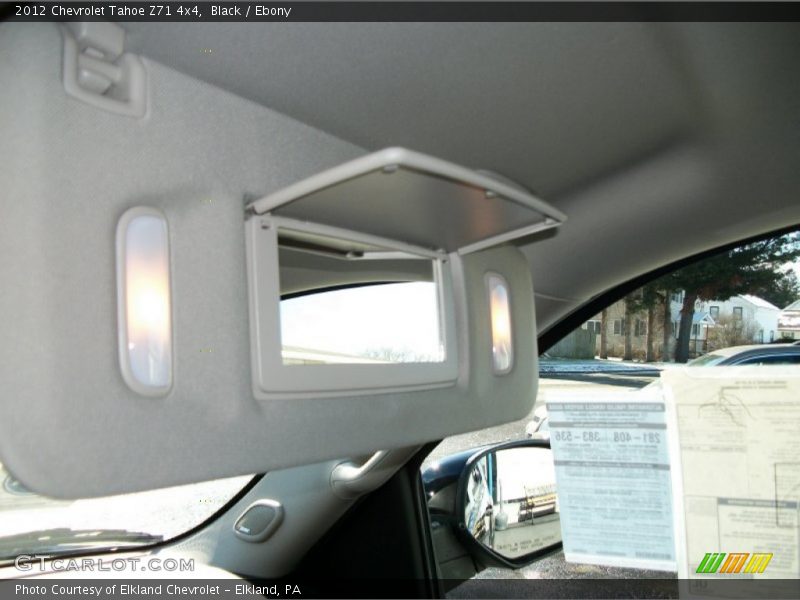 Black / Ebony 2012 Chevrolet Tahoe Z71 4x4