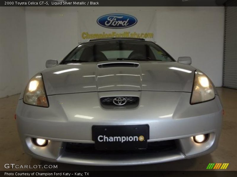 Liquid Silver Metallic / Black 2000 Toyota Celica GT-S