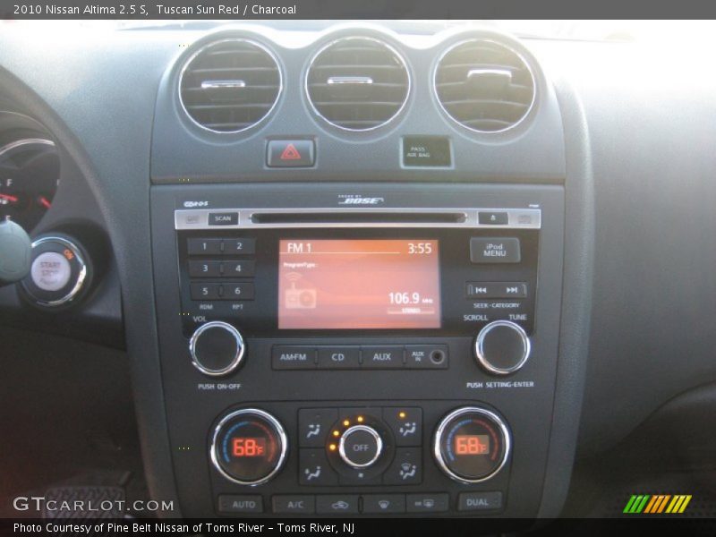 Tuscan Sun Red / Charcoal 2010 Nissan Altima 2.5 S