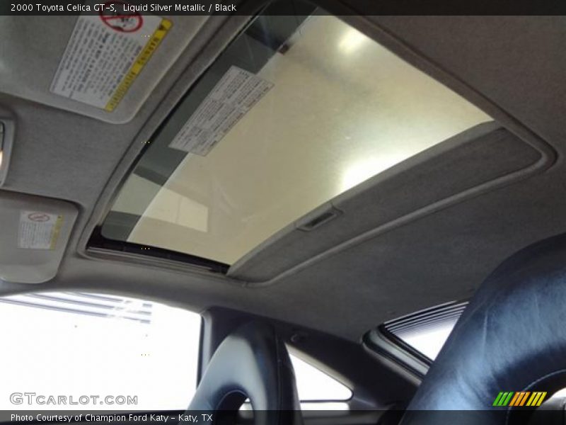 Liquid Silver Metallic / Black 2000 Toyota Celica GT-S