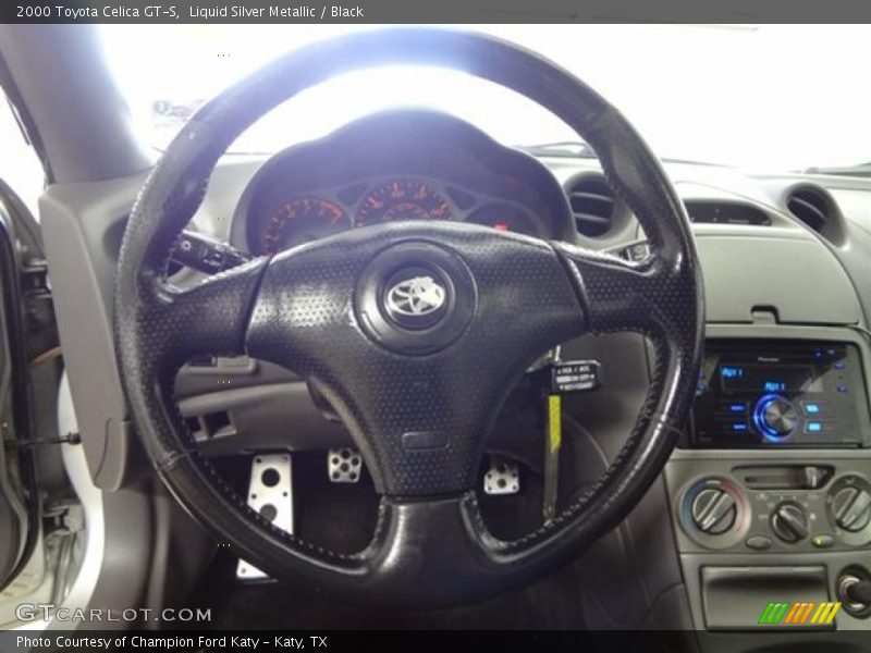 Liquid Silver Metallic / Black 2000 Toyota Celica GT-S