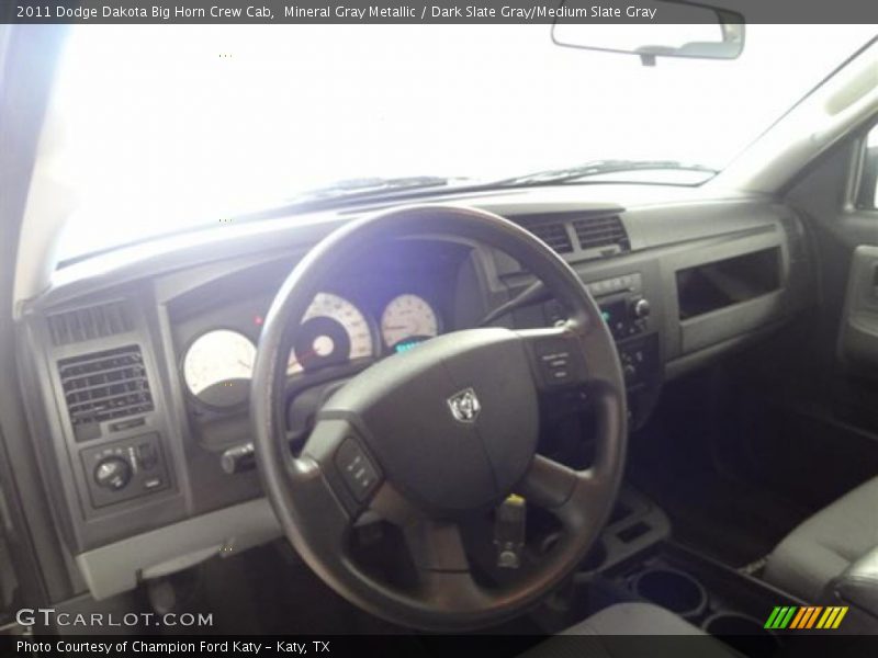Mineral Gray Metallic / Dark Slate Gray/Medium Slate Gray 2011 Dodge Dakota Big Horn Crew Cab