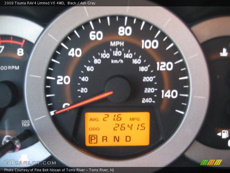 Black / Ash Gray 2009 Toyota RAV4 Limited V6 4WD