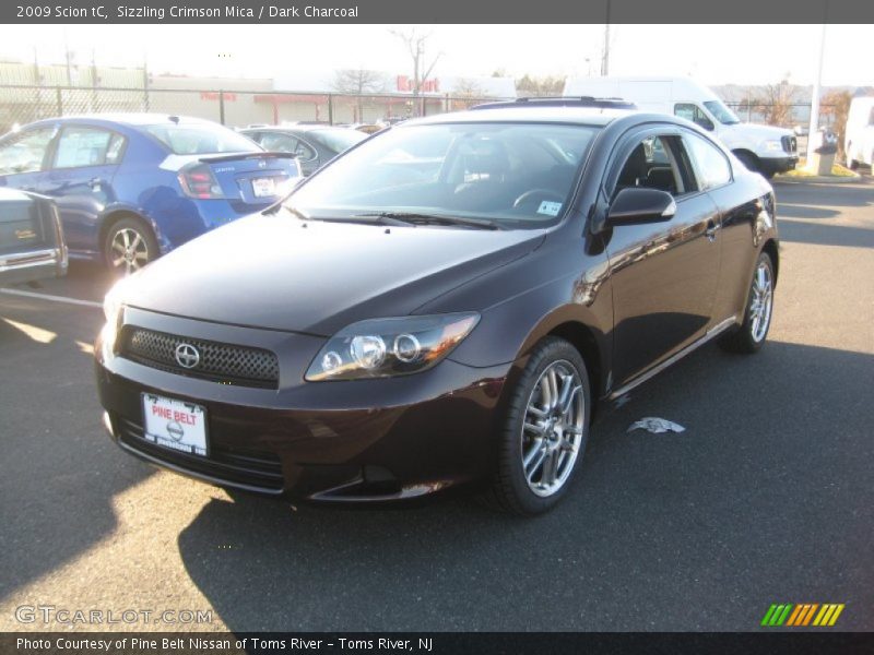 Sizzling Crimson Mica / Dark Charcoal 2009 Scion tC