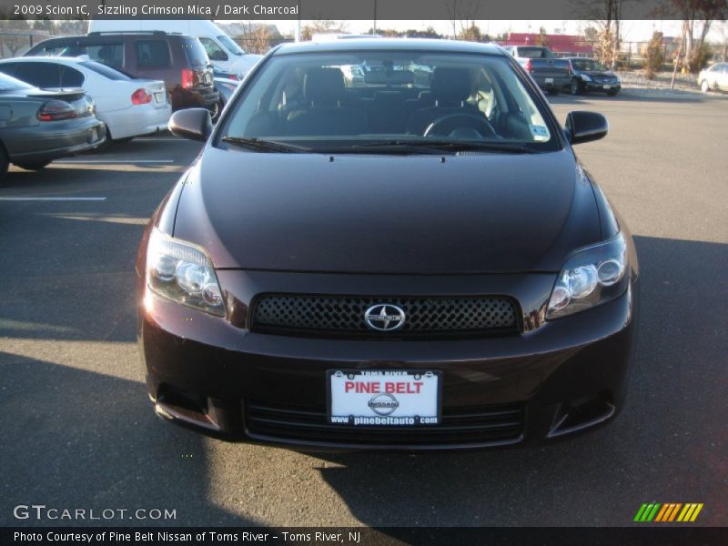Sizzling Crimson Mica / Dark Charcoal 2009 Scion tC