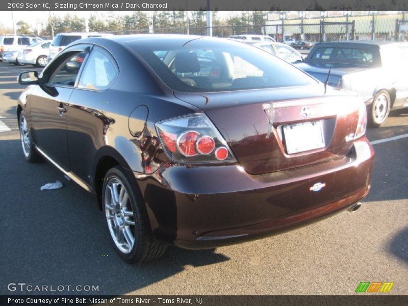 Sizzling Crimson Mica / Dark Charcoal 2009 Scion tC