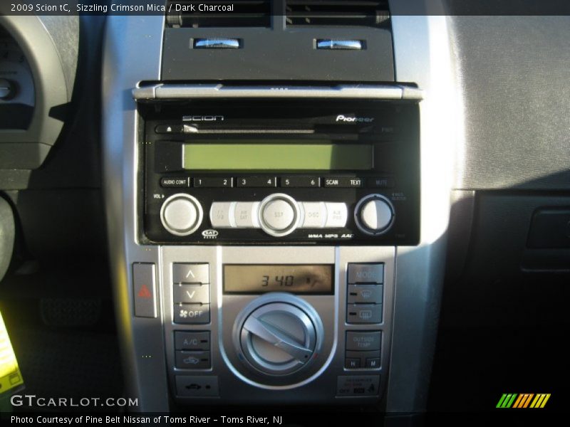 Sizzling Crimson Mica / Dark Charcoal 2009 Scion tC