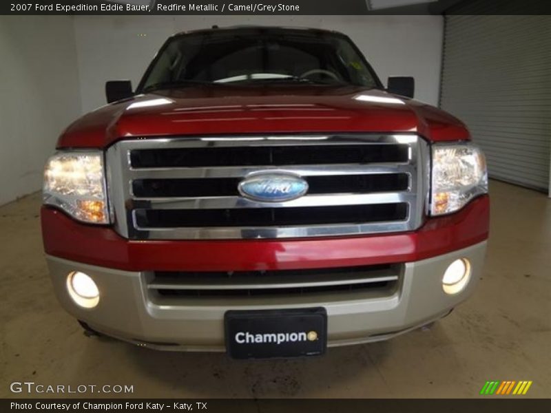 Redfire Metallic / Camel/Grey Stone 2007 Ford Expedition Eddie Bauer