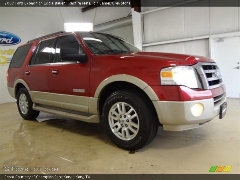 Redfire Metallic / Camel/Grey Stone 2007 Ford Expedition Eddie Bauer