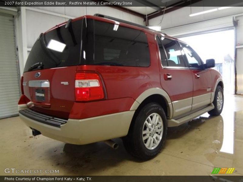 Redfire Metallic / Camel/Grey Stone 2007 Ford Expedition Eddie Bauer