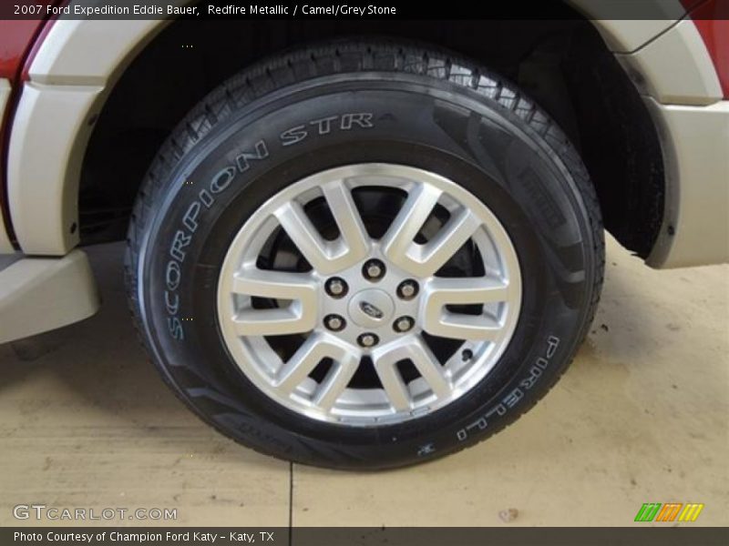 Redfire Metallic / Camel/Grey Stone 2007 Ford Expedition Eddie Bauer