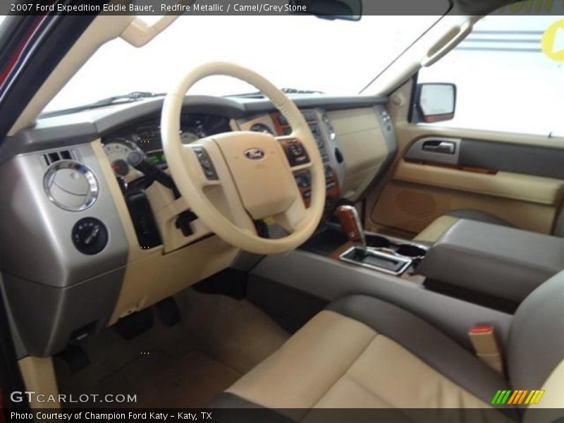 Redfire Metallic / Camel/Grey Stone 2007 Ford Expedition Eddie Bauer