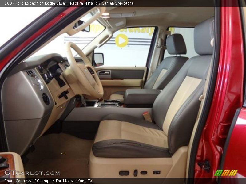 Redfire Metallic / Camel/Grey Stone 2007 Ford Expedition Eddie Bauer