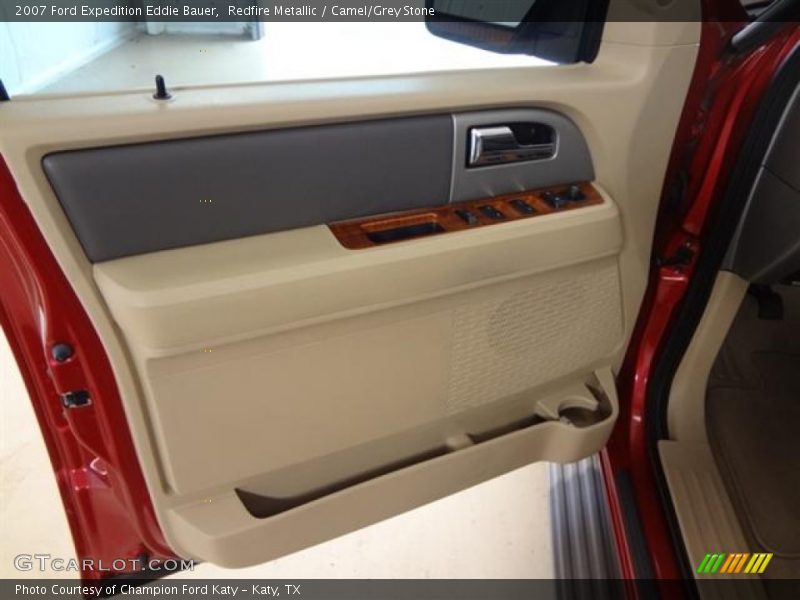 Redfire Metallic / Camel/Grey Stone 2007 Ford Expedition Eddie Bauer
