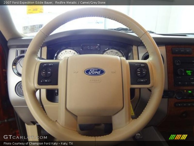 Redfire Metallic / Camel/Grey Stone 2007 Ford Expedition Eddie Bauer