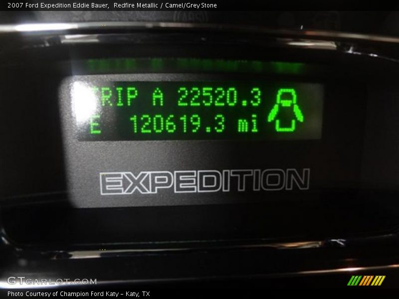 Redfire Metallic / Camel/Grey Stone 2007 Ford Expedition Eddie Bauer