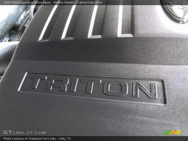 Redfire Metallic / Camel/Grey Stone 2007 Ford Expedition Eddie Bauer