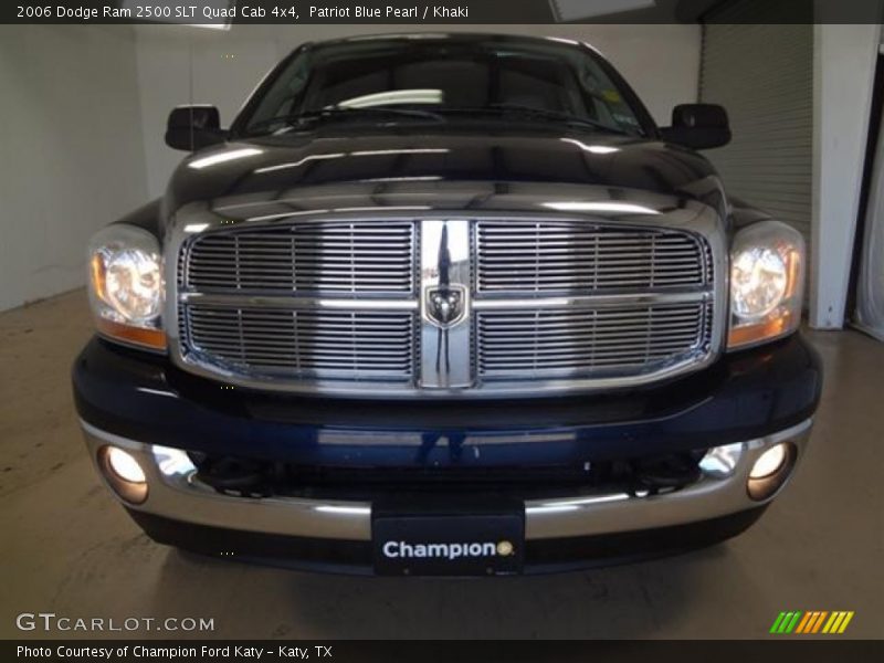 Patriot Blue Pearl / Khaki 2006 Dodge Ram 2500 SLT Quad Cab 4x4