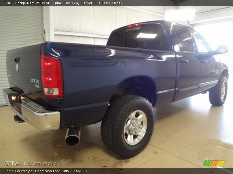 Patriot Blue Pearl / Khaki 2006 Dodge Ram 2500 SLT Quad Cab 4x4