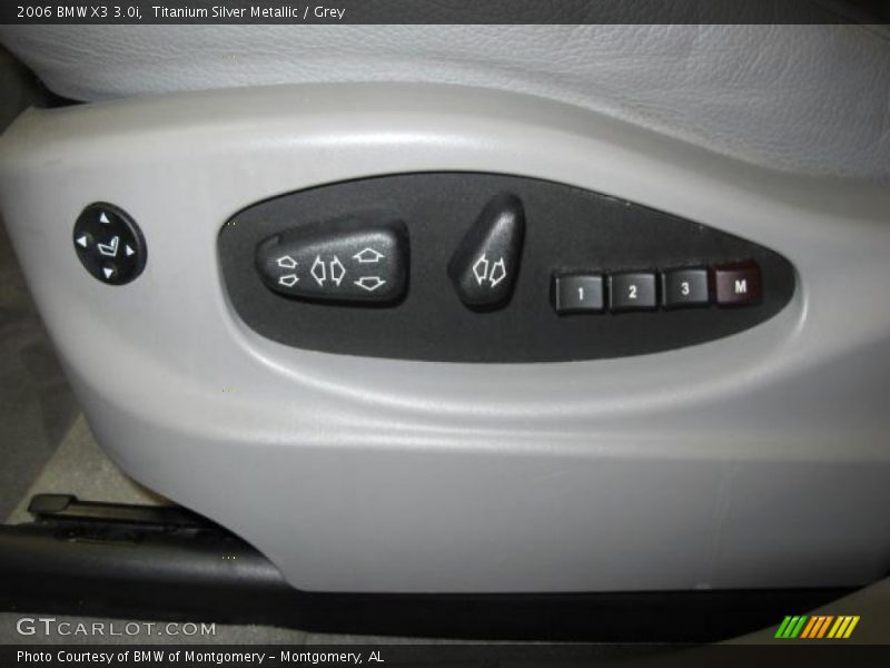 Titanium Silver Metallic / Grey 2006 BMW X3 3.0i
