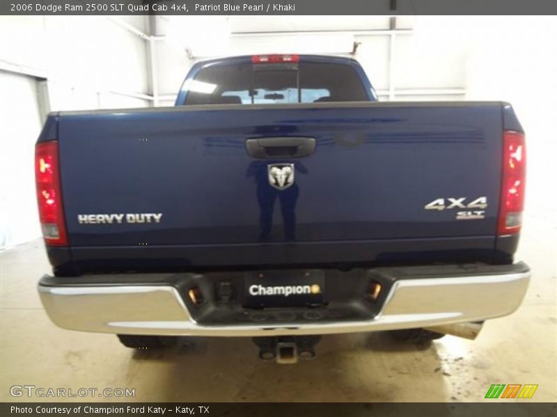 Patriot Blue Pearl / Khaki 2006 Dodge Ram 2500 SLT Quad Cab 4x4