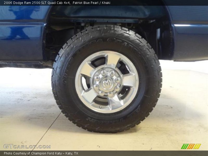 Patriot Blue Pearl / Khaki 2006 Dodge Ram 2500 SLT Quad Cab 4x4