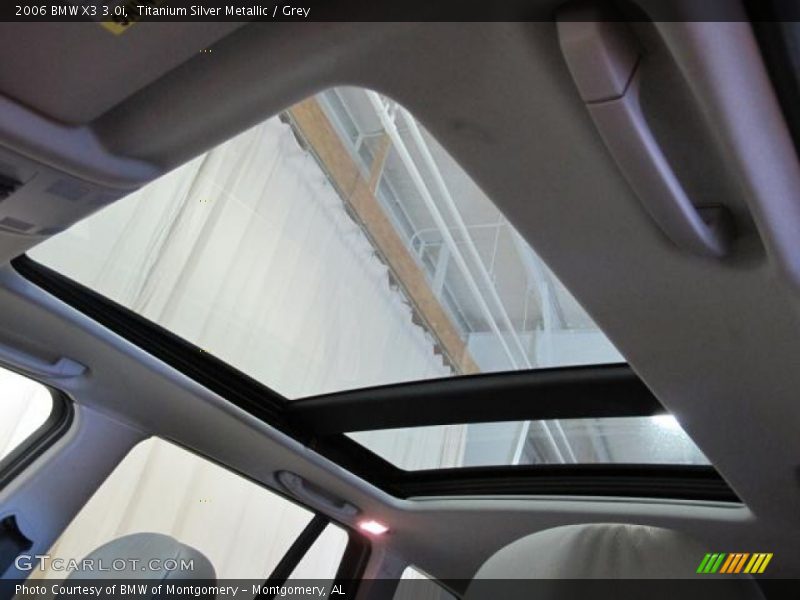 Titanium Silver Metallic / Grey 2006 BMW X3 3.0i