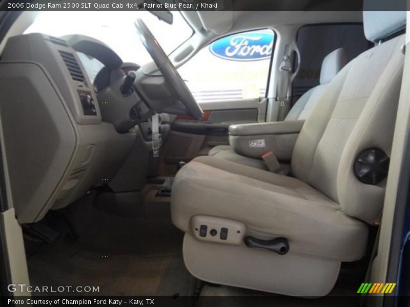 Patriot Blue Pearl / Khaki 2006 Dodge Ram 2500 SLT Quad Cab 4x4