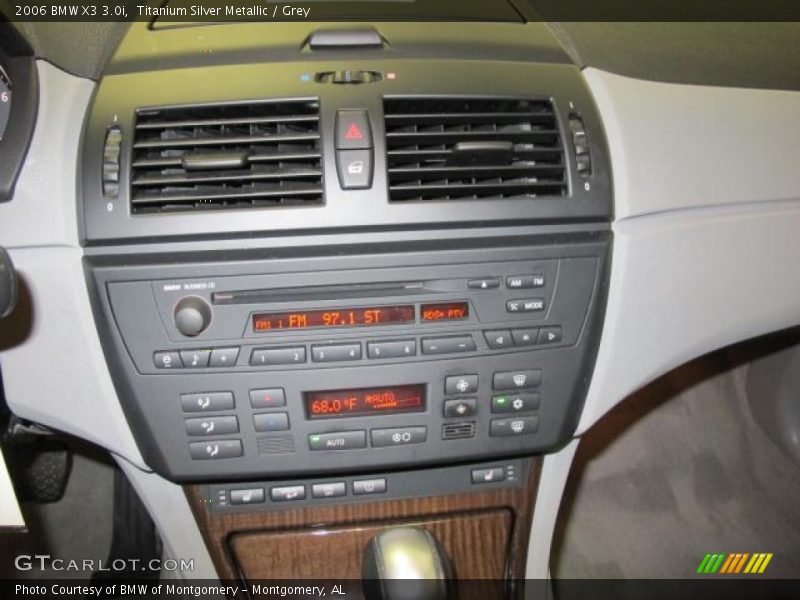 Titanium Silver Metallic / Grey 2006 BMW X3 3.0i
