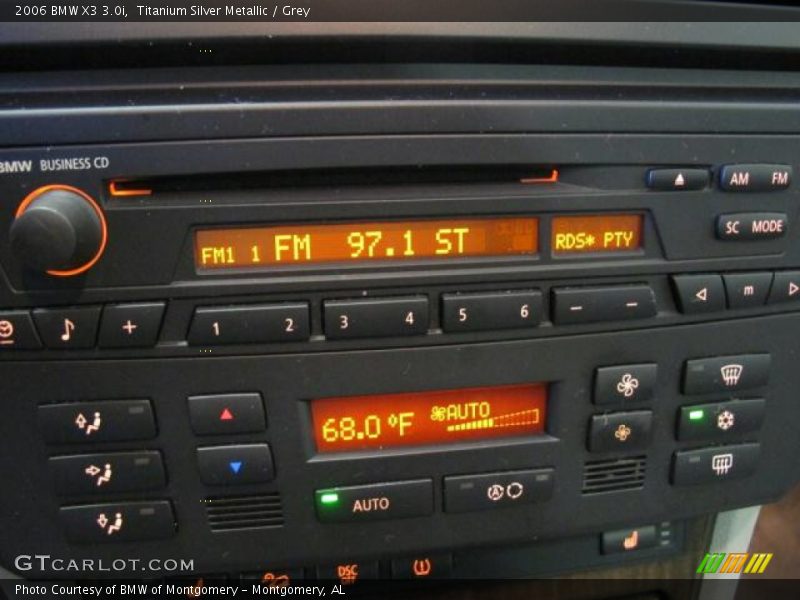 Titanium Silver Metallic / Grey 2006 BMW X3 3.0i