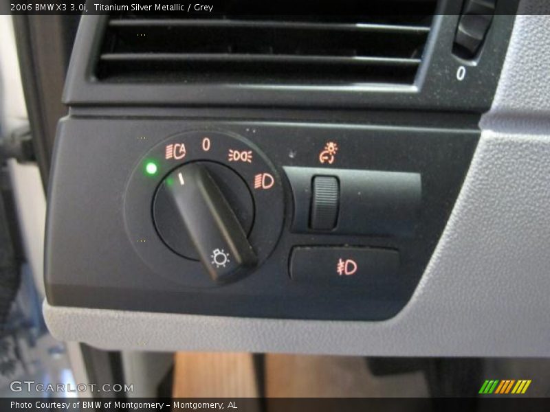 Titanium Silver Metallic / Grey 2006 BMW X3 3.0i